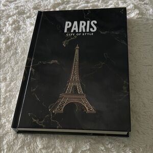 Black Paris City of Style Decorative Journal